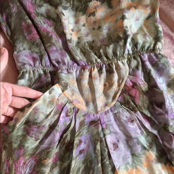 Lerario Beatriz chiffon flower dress - Picture 4 of 4